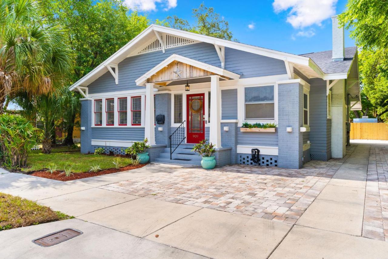 טאמפה Four Different Options At One Great Location-- 1 - Spacious 3 Bed 2 Bath House Or 2- 2Nd Floor 2 Bed 1 Bath Guesthouse Or 3- 1St Floor Studio Or 3- A Tiny Home Rv מראה חיצוני תמונה